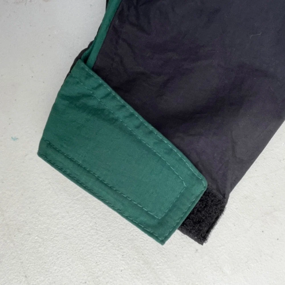 Vintage Timberland Womens Size S Rugged Corey Jacket Black/Green Nylon Fall 1997